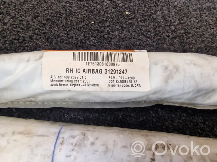 Volvo S80 Airbag da tetto 31291247