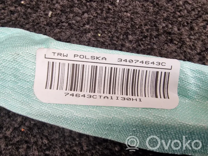 Volkswagen PASSAT B7 Stogo oro pagalvė (užuolaida) 3C0880742F