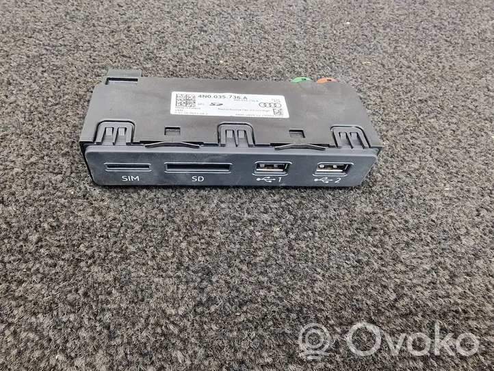 Audi A6 S6 C8 4K USB-pistokeliitin 4N0035736A