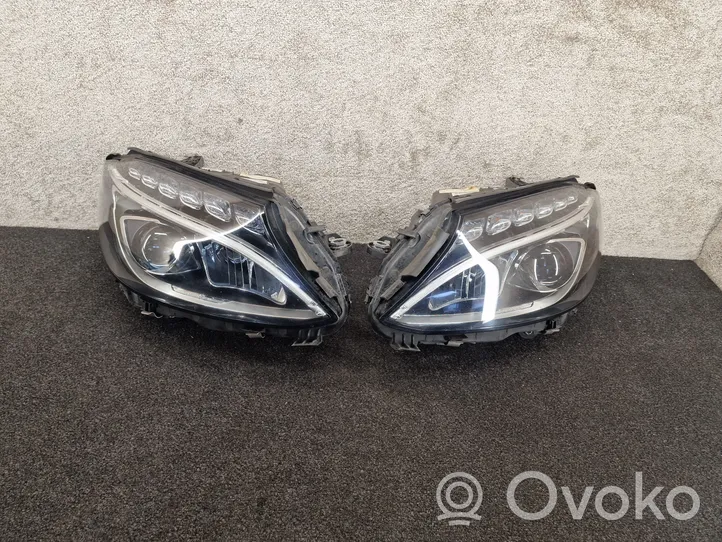 Mercedes-Benz C W205 Headlights/headlamps set A2059069404