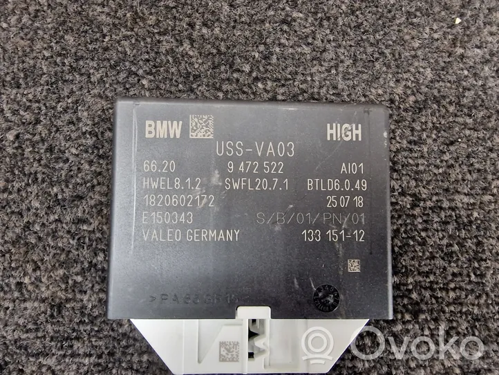 BMW 7 G11 G12 Centralina/modulo sensori di parcheggio PDC 9472522