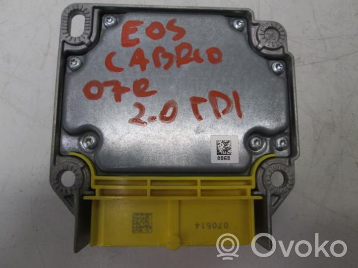 Volkswagen Eos Oro pagalvių valdymo blokas 3T0 959 655 D