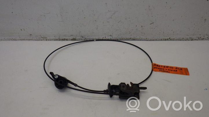 Opel Movano B Engine bonnet/hood lock release cable 