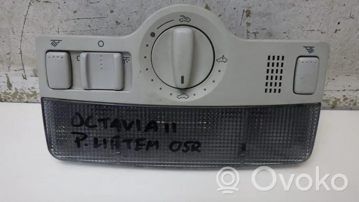 Skoda Octavia Mk2 (1Z) Rivestimento della console di illuminazione installata sul rivestimento del tetto 1J0947105J