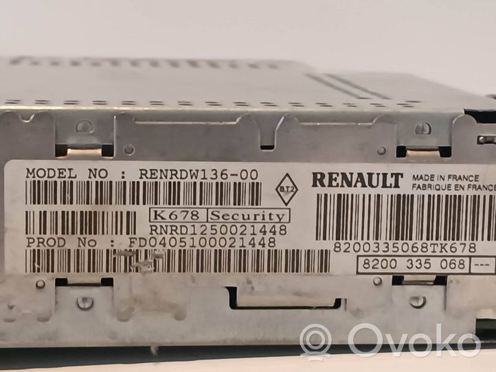 Renault Megane II Radio/CD/DVD/GPS-pääyksikkö RENRDW13600