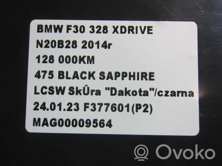 BMW 3 F30 F35 F31 Osłona boczna podwozia 