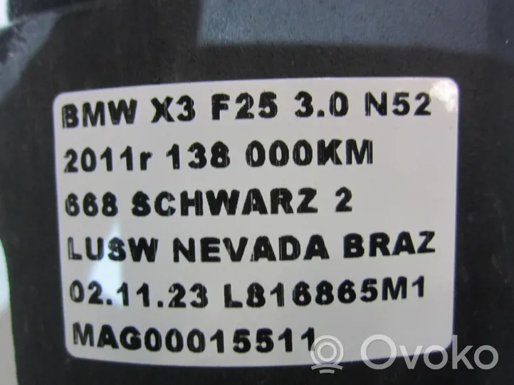 BMW X3 F25 Galinio kėbulo slenksčio apdaila 51777210080