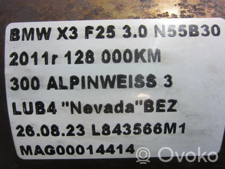 BMW X3 F25 Filtre à particules catalyseur FAP / DPF 8603873