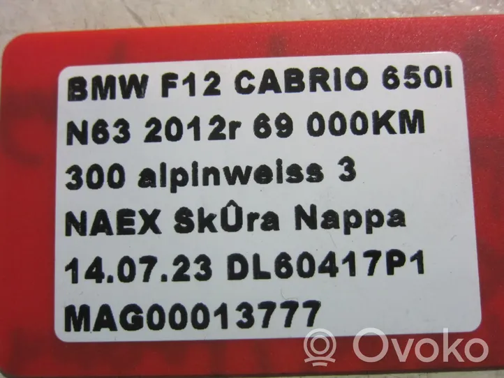 BMW 6 F12 F13 Amortyzator przedni 6798406