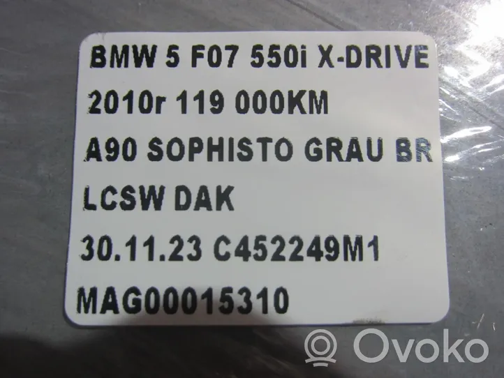 BMW 5 GT F07 Unité de commande, module ECU de moteur 7609670