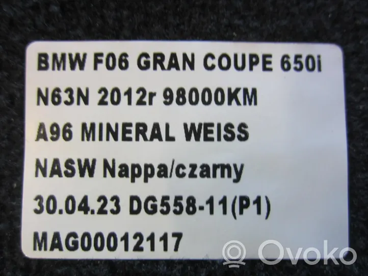 BMW 6 F06 Gran coupe Moquette intérieure 8054148