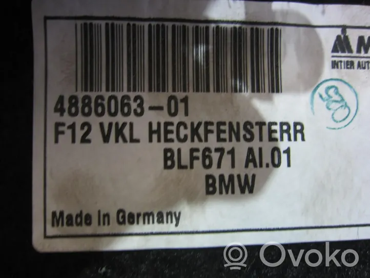 BMW 6 F12 F13 Podłoga bagażnika 7226446