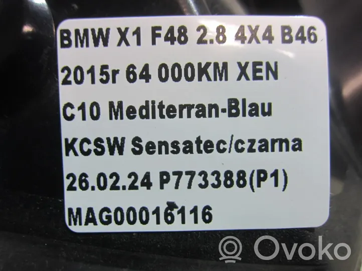 BMW X1 F48 F49 Takavalon valaisimen muotolista 7350722