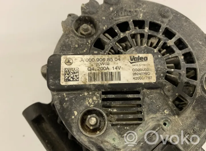 Mercedes-Benz Vito Viano W447 Generator/alternator A0009068504