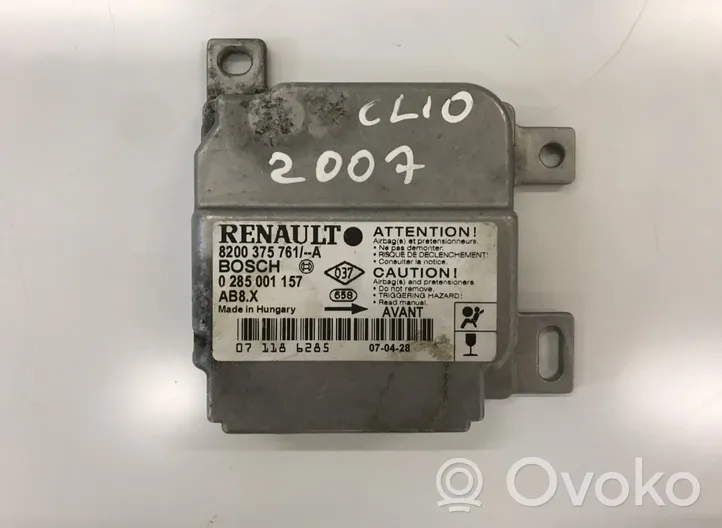 Renault Clio II Sterownik / Moduł Airbag 8200375761