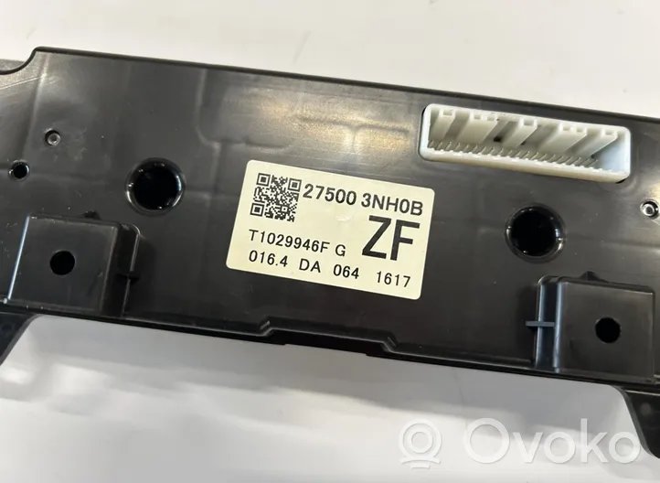 Nissan Leaf I (ZE0) Panel klimatyzacji 2755003NH0B