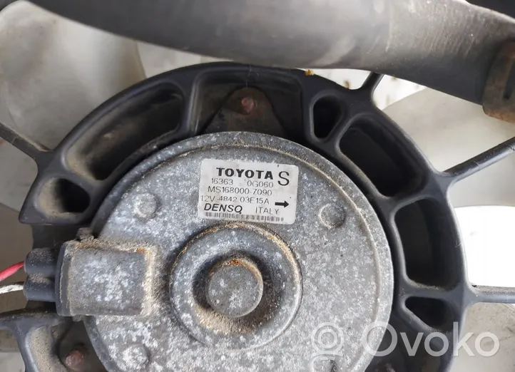 Toyota Avensis T250 Jäähdyttimen jäähdytinpuhallin 