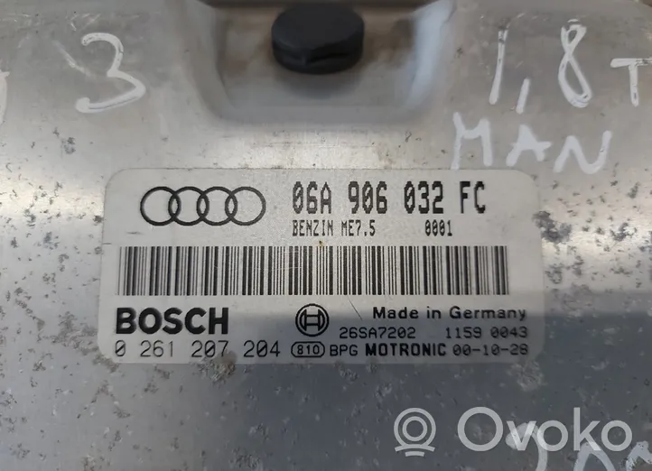 Audi A3 S3 8L Centralina/modulo del motore 0261207204