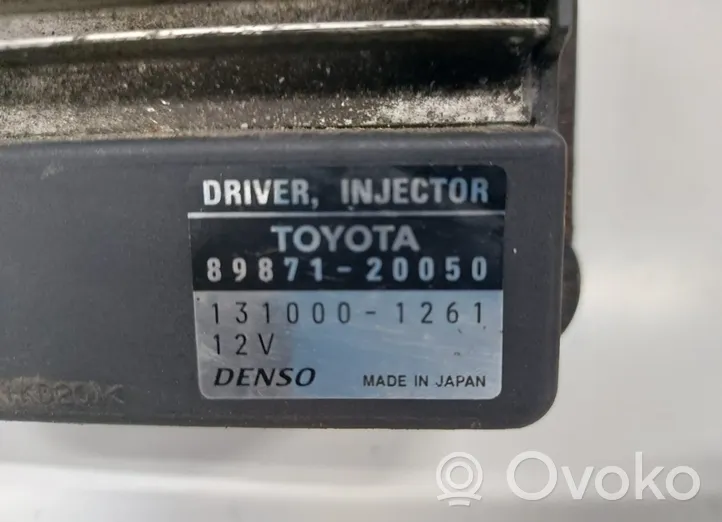 Toyota Avensis T250 Polttoaineen ruiskutuksen ohjainlaite/moduuli 89871-20050