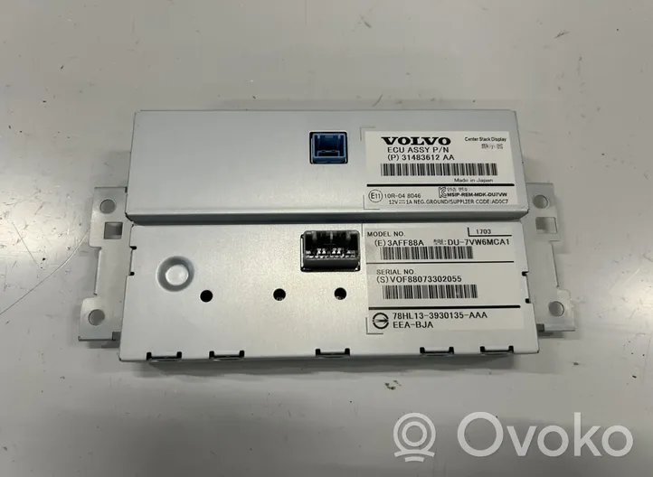 Volvo S60 Monitor/display/piccolo schermo 31483612AA