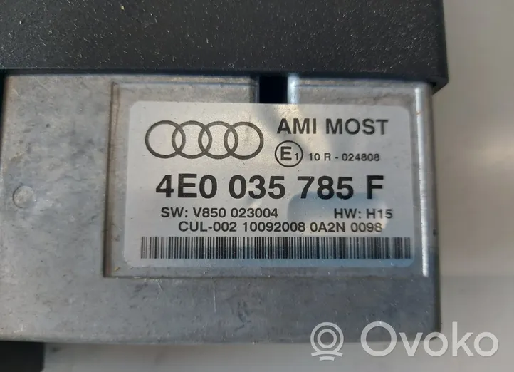 Audi A4 S4 B8 8K Centralina MMI 4E0035785F