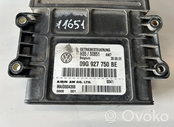 Volkswagen Golf Plus Module de contrôle de boîte de vitesses ECU 09G927750BE