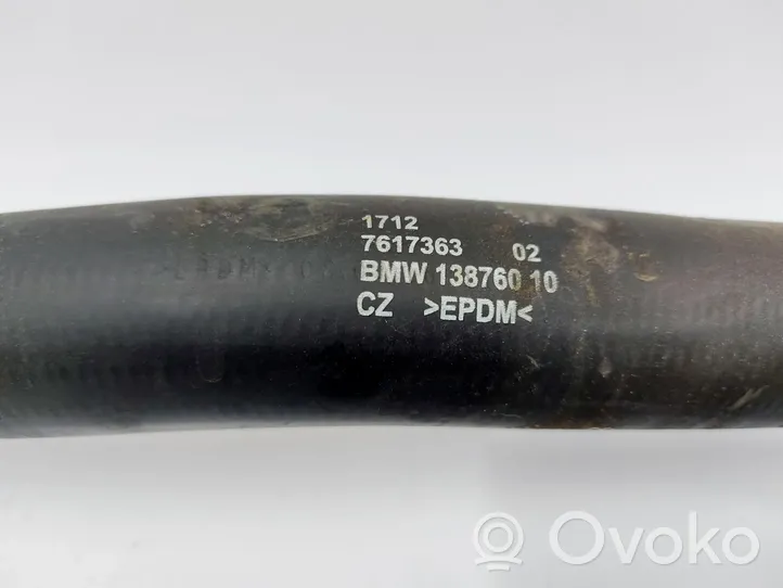 BMW X1 F48 F49 Tubo flessibile del liquido di raffreddamento del motore 7617363