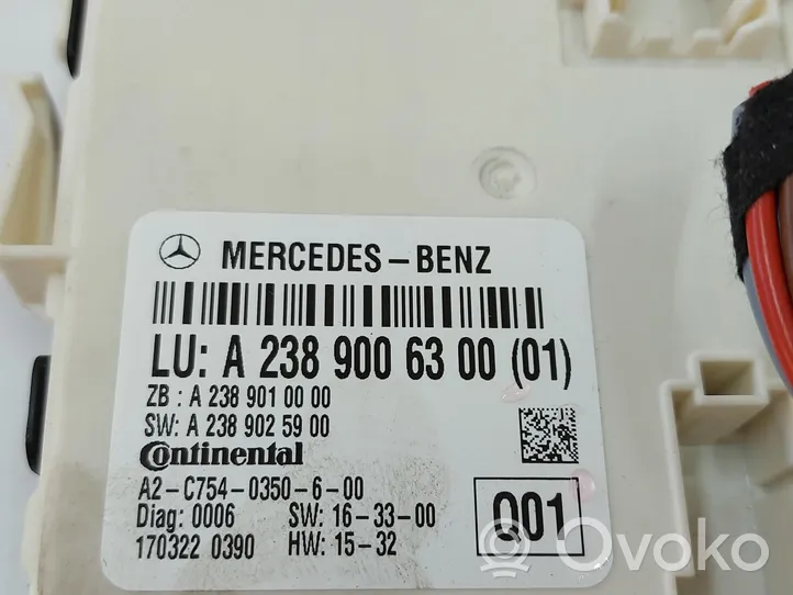 Mercedes-Benz E W213 Galios (ECU) modulis A2389006300