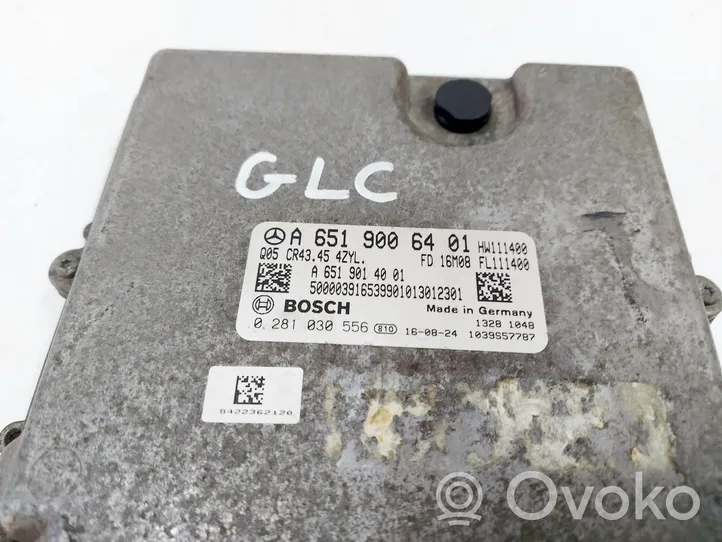 Mercedes-Benz GLC X253 C253 Centralina/modulo motore ECU A6519006401