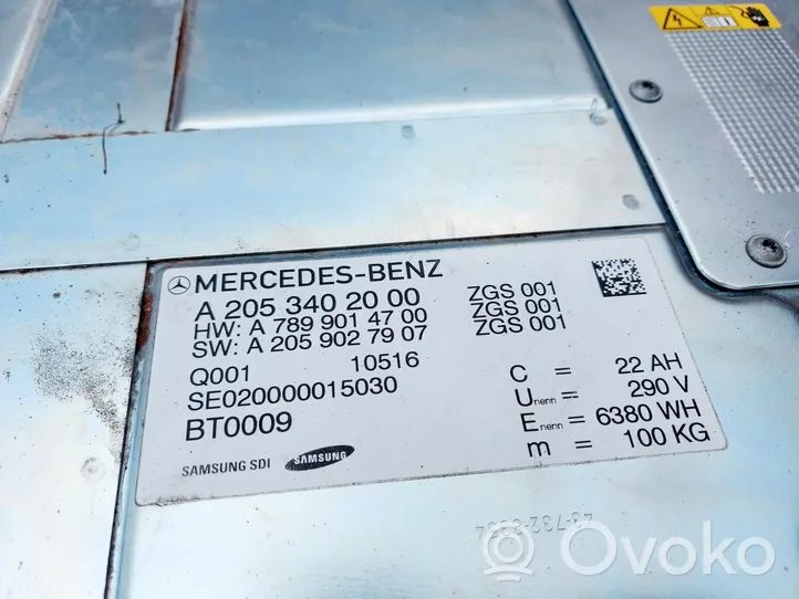 Mercedes-Benz C AMG W205 Bateria pojazdu hybrydowego / elektrycznego A2053402000