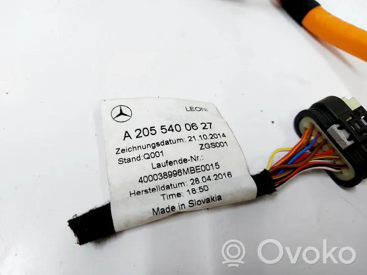 Mercedes-Benz C AMG W205 Staffa batteria di veicolo ibrido/elettrico A2058852665
