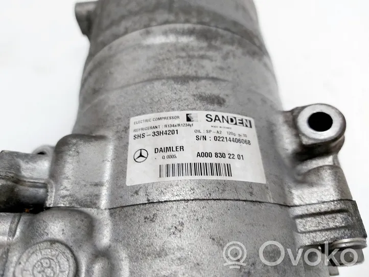 Mercedes-Benz A W177 AMG Compressore aria condizionata (A/C) (pompa) A0008302201