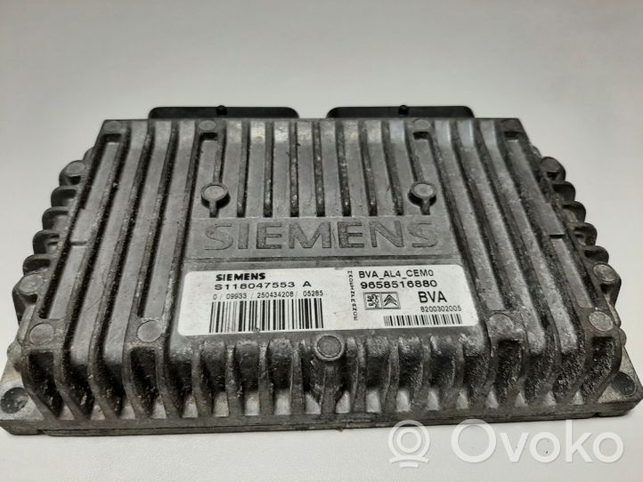 Citroen Xsara Picasso Module de contrôle de boîte de vitesses ECU S118047553A