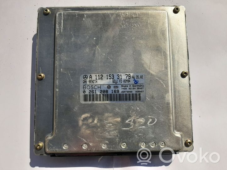 Mercedes-Benz CLK A209 C209 Sterownik / Moduł ECU A1121533179