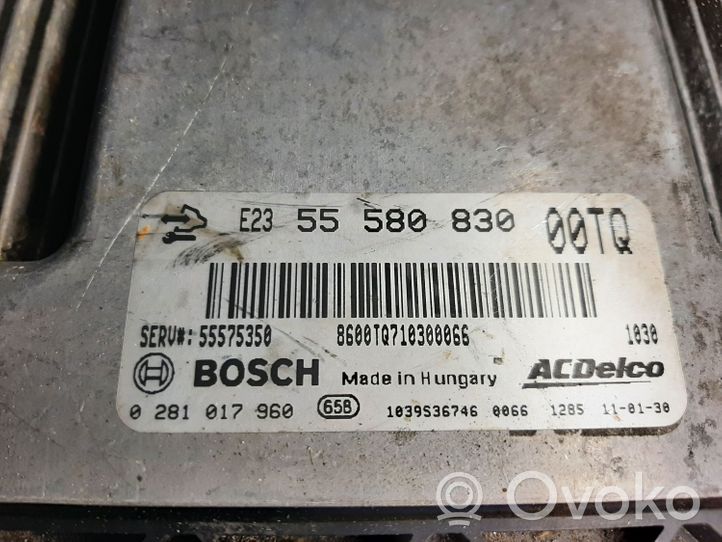 Opel Corsa D Variklio valdymo blokas 55580830