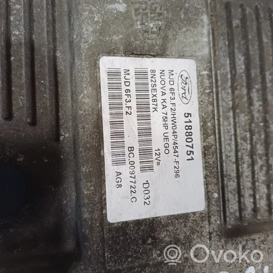 Ford Ka Calculateur moteur ECU 51880751