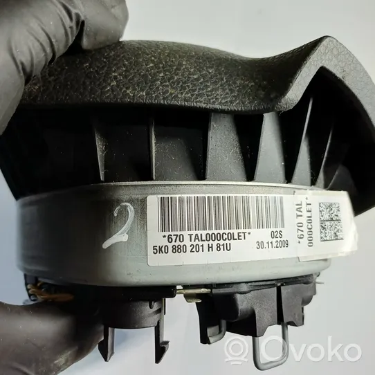 Volkswagen Golf VI Poduszka powietrzna Airbag kierownicy 5K0880201H