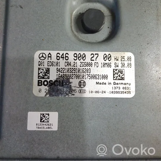 Mercedes-Benz Vito Viano W639 Variklio valdymo blokas A6469002700