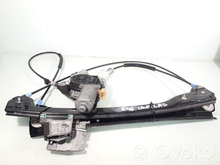 BMW 3 E46 Front door window regulator with motor 8204180