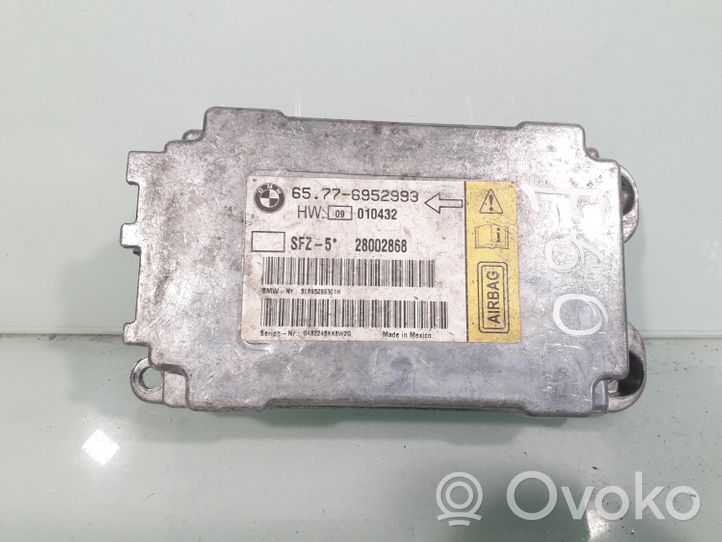 BMW 5 E60 E61 Oro pagalvių valdymo blokas 65776952993