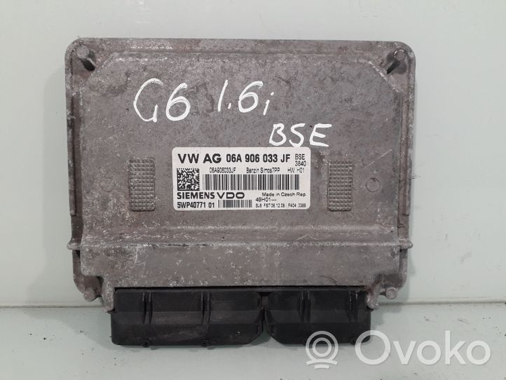 Volkswagen Golf VI Moottorin ohjainlaite/moduuli 06A906033JF