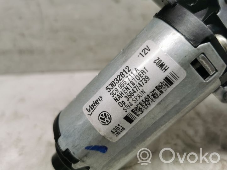 Volkswagen PASSAT B7 Mecanismo del motor del limpiaparabrisas trasero 3C9955711A