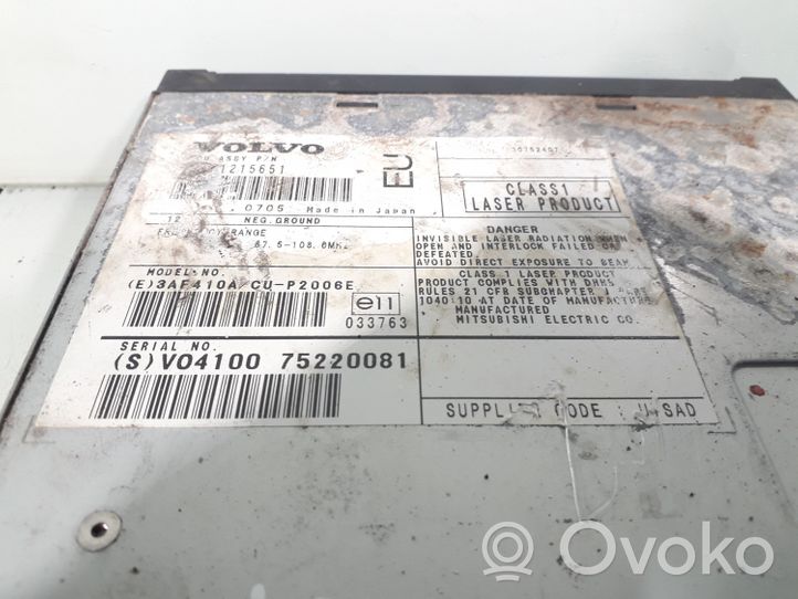 Volvo XC90 Zmieniarka płyt CD/DVD 31215651