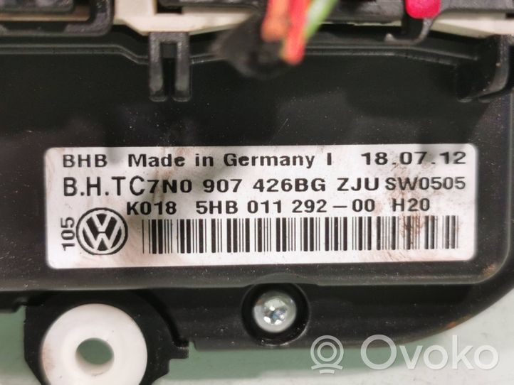 Volkswagen Golf VI Panel klimatyzacji 7N0907426BG