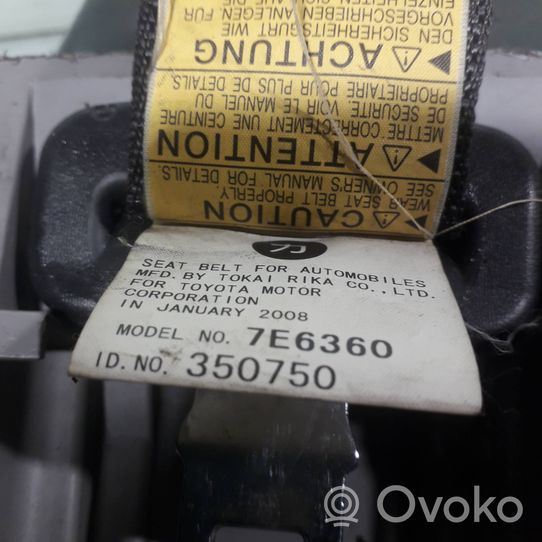 Toyota RAV 4 (XA30) Katossa sijaitseva turvavyö 7E6360