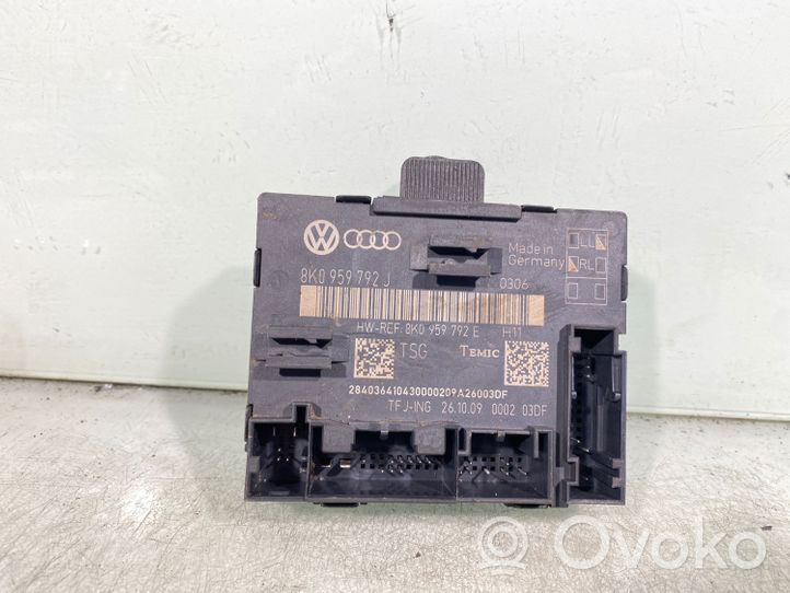 Audi A4 S4 B8 8K Durų elektronikos valdymo blokas 8k0959792j