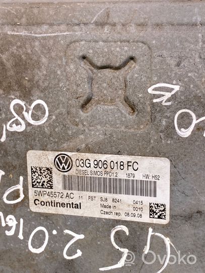 Volkswagen Golf V Centralina/modulo del motore 03g906018fc