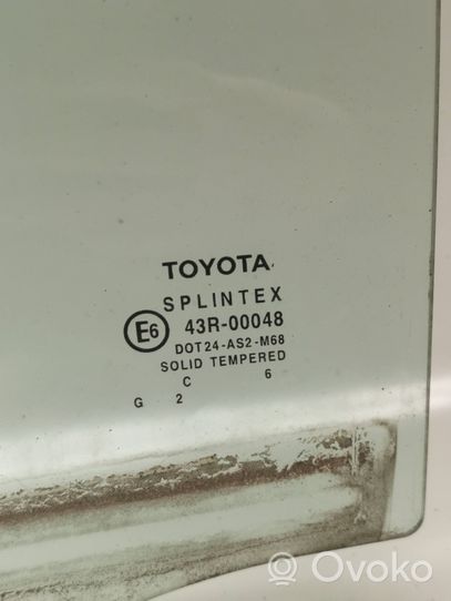 Toyota Avensis T250 Takaoven ikkunalasi 43R00048