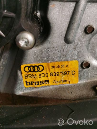Audi A4 S4 B5 8D Elektryczny podnośnik szyby drzwi tylnych 8D0839397D