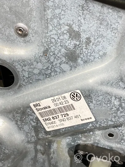 Volkswagen Tiguan Priekinio el. lango pakėlimo mechanizmo komplektas 5n2837729